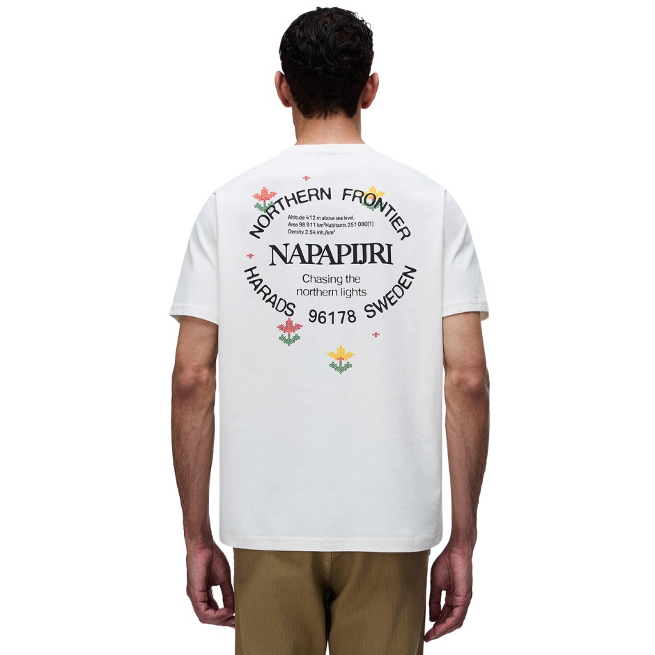 NAPAPIJRI S-SWHOL SS FANCY  NP0A8AU6FVA-FVA Λευκό