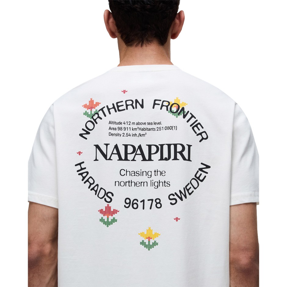 NAPAPIJRI S-SWHOL SS FANCY  NP0A8AU6FVA-FVA Λευκό
