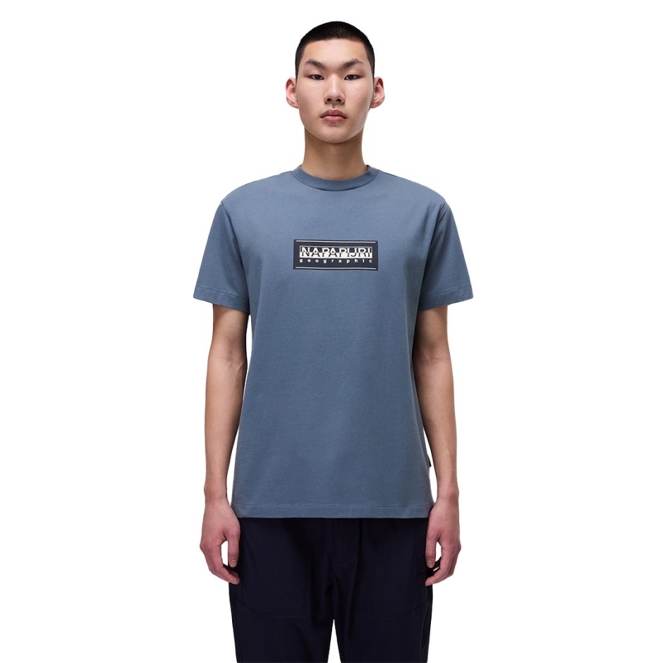 NAPAPIJRI S-BOX LOGO SS NP0A4I3LG1Y-G1Y Coal