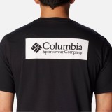Ανδρική Κοντομάνικη Μπλούζα Μαύρη - Columbia North Cascades Εικόνα 3
