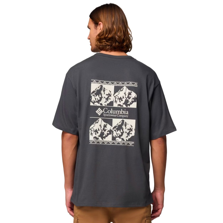 Men's T-Shirt Black - Columbia CSC Heavyweight Iconic