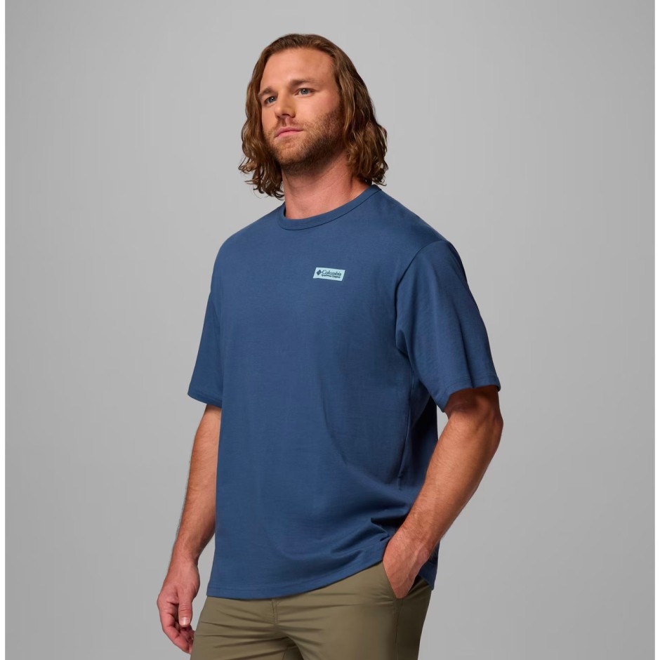 Men's T-Shirt Petrol - Columbia CSC Heavyweight Iconic