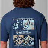 Men's T-Shirt Petrol - Columbia CSC Heavyweight Iconic Image 3