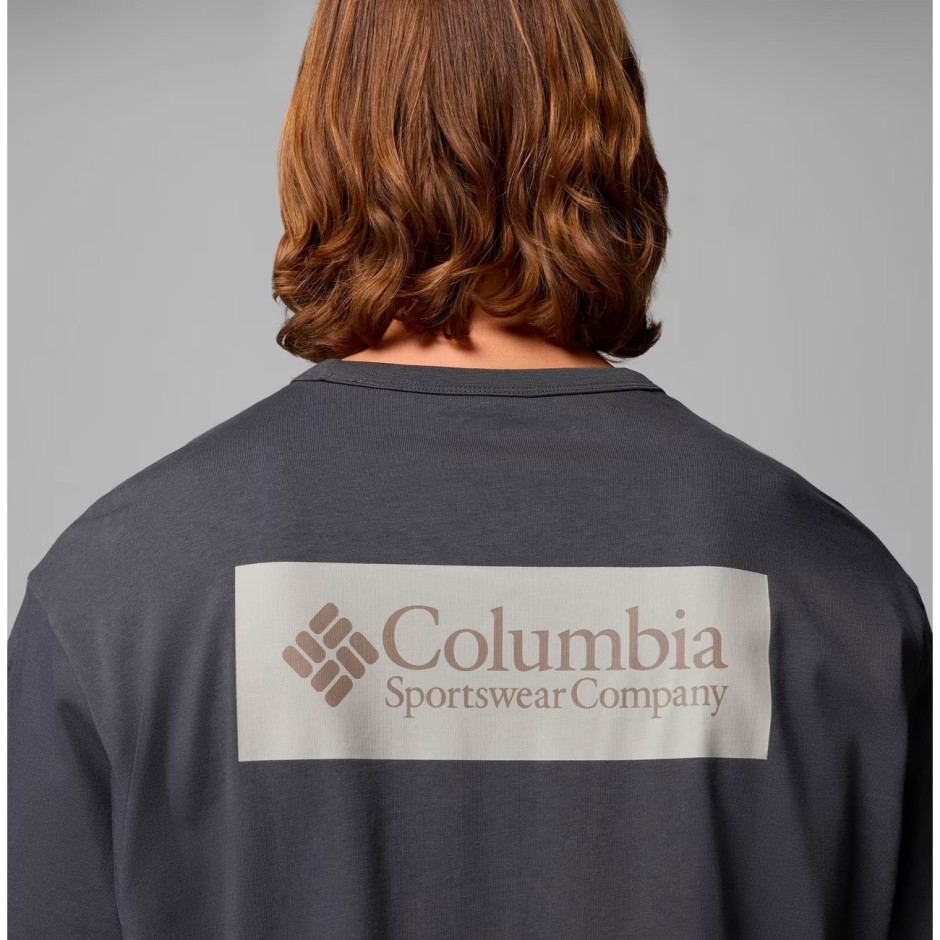 Men's T-Shirt Black - Columbia CSC Heavyweight Iconic