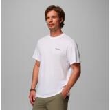 Men's T-Shirt White - Columbia CSC Logo Back Image 1