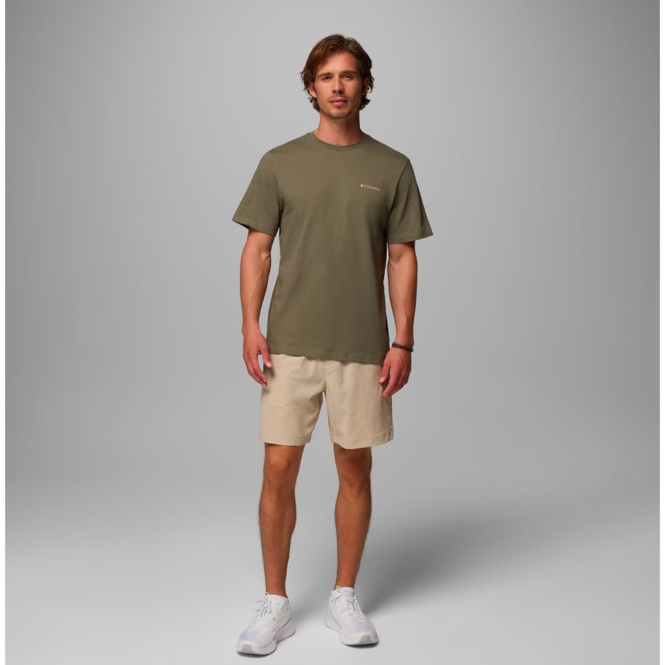 Men's T-Shirt Κhaki - Columbia CSC Logo Back