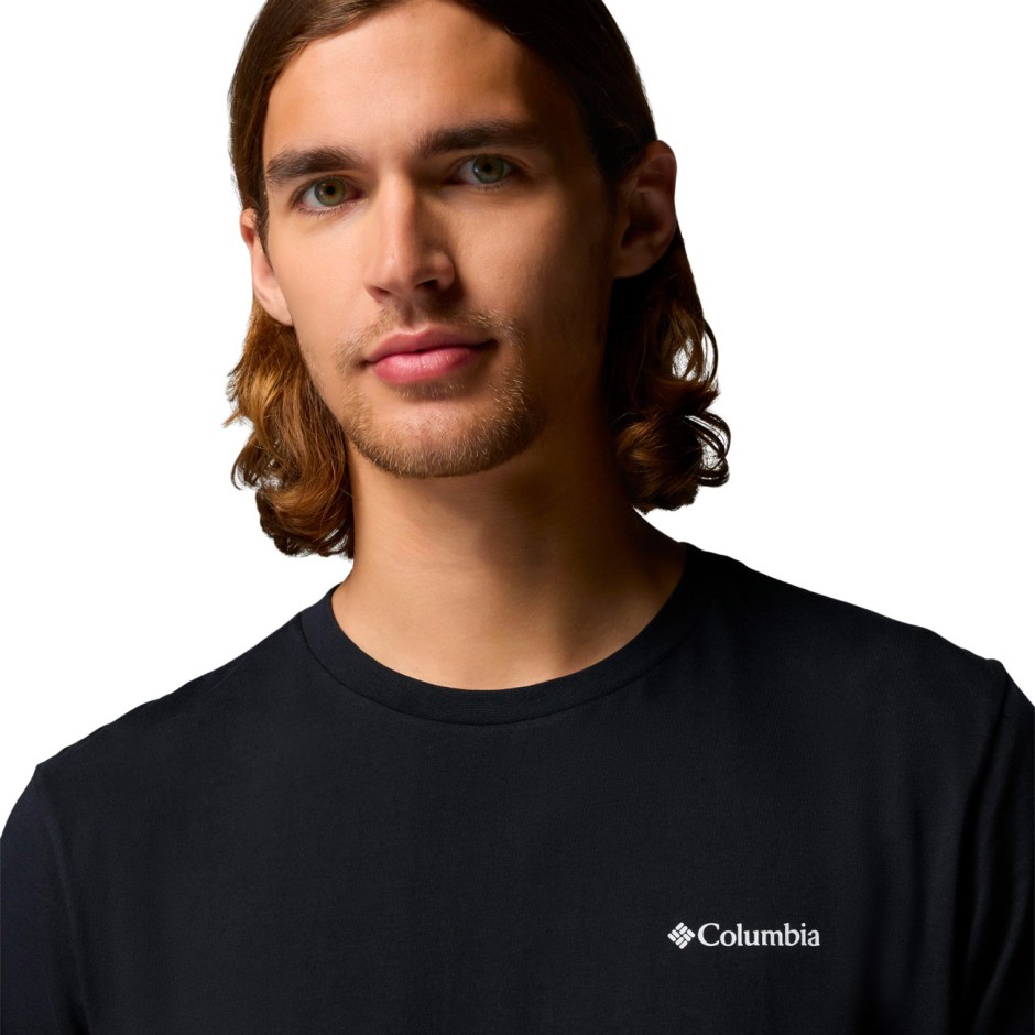 Men's T-Shirt Black - Columbia CSC Basic 