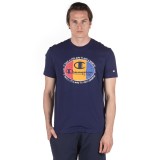 CHAMPION MEN'S T-SHIRT 214315-BS508 Blue Image 