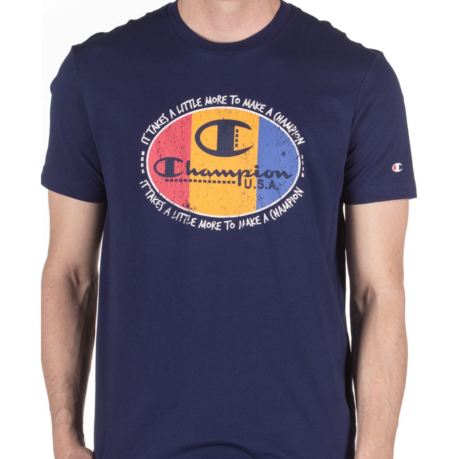 CHAMPION MEN'S T-SHIRT 214315-BS508 Blue