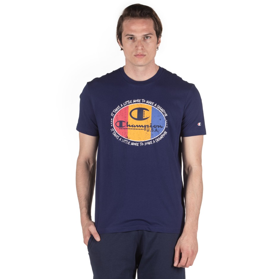 CHAMPION MEN'S T-SHIRT 214315-BS508 Blue