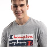 CHAMPION CREWNECK T-SHIRT 218562-EM006 Grey Image 1