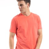 CHAMPION CREWNECK T-SHIRT 218539-PS106 Coral Image 1