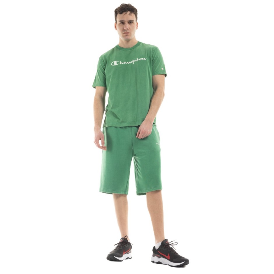 CHAMPION CREWNECK T-SHIRT 218604-GS011 Pine
