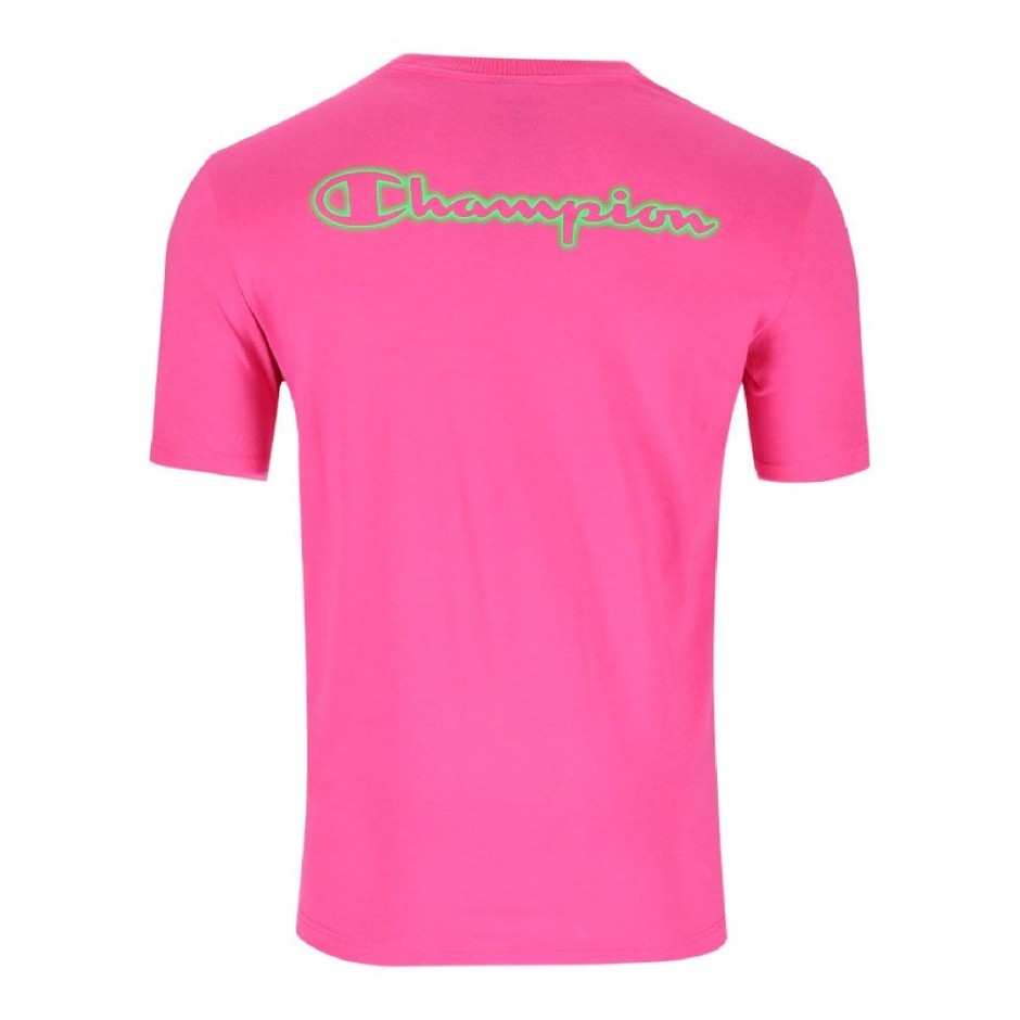 CHAMPION CREWNECK T-SHIRT 218482-PF006 Fuchsia