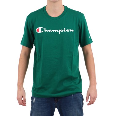 Ανδρική Κοντομάνικη Μπλούζα Πράσινη - Champion