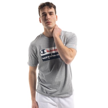 CHAMPION CREWNECK T-SHIRT 218562-EM006 Grey