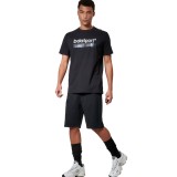 Ανδρική Κοντομάνικη Μπλούζα Μαύρη - Body Action Εικόνα 1