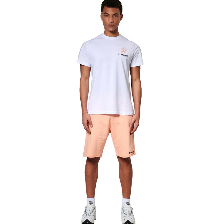 Ανδρική Κοντομάνικη Μπλούζα Λευκή - Body Action