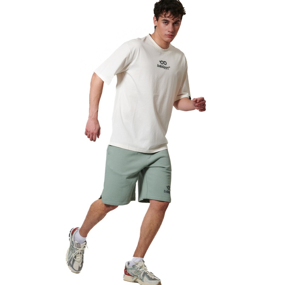 Ανδρική Κοντομάνικη Μπλούζα Εκρού - Body Action