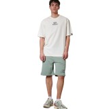 Ανδρική Κοντομάνικη Μπλούζα Εκρού - Body Action Εικόνα 2