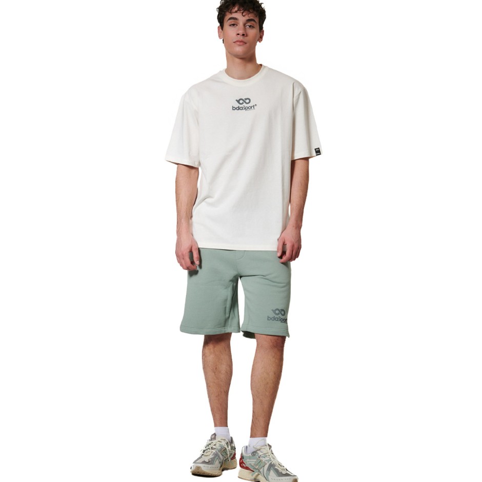 Ανδρική Κοντομάνικη Μπλούζα Εκρού - Body Action