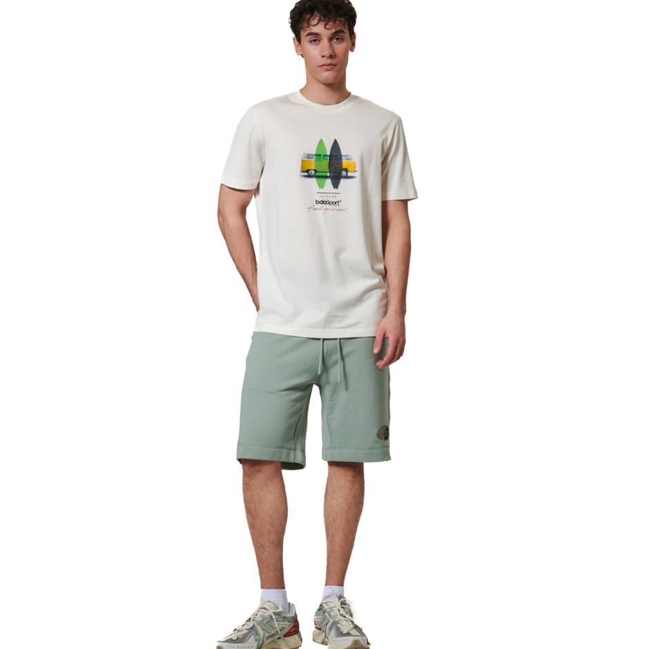 Men's T-Shirt Ecru - Body Action 