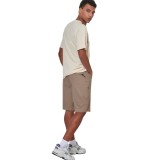 Men's T-Shirt Beige - Body Action Image 0