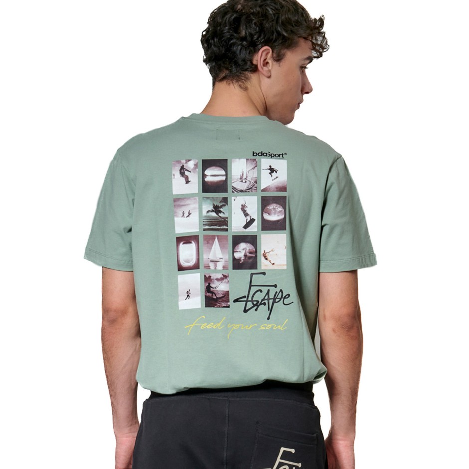 Men's T-Shirt Green - Body Action