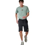 Men's T-Shirt Green - Body Action Image 4