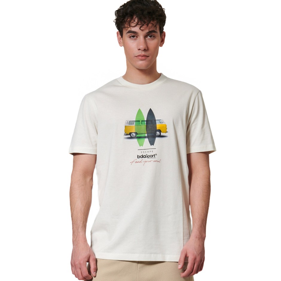 Men's T-Shirt Ecru - Body Action 