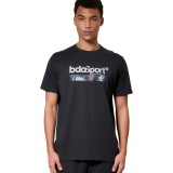 Ανδρική Κοντομάνικη Μπλούζα Μαύρη - Body Action Εικόνα 