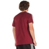 adidas Originals 3-STRIPES TEE DH5810 Βordeaux Image 0