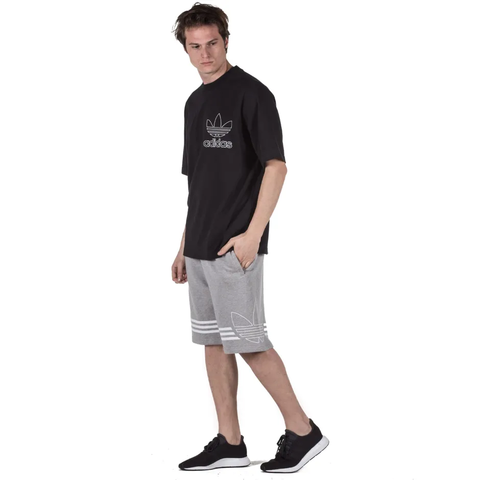 adidas Originals OUTLINE TEE DV1563 Black Zakcret.gr