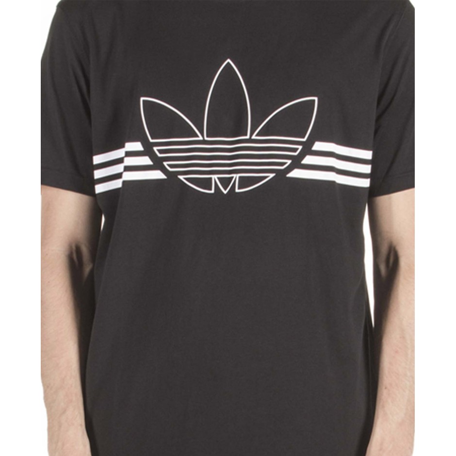 adidas Originals OUTLINE TRF TEE ED4698 Μαύρο