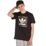adidas Originals CAMO BB TEE DH3939 Black Image 