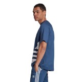 adidas Originals BIG TREFOIL TEE FM9902 Blue Image 1