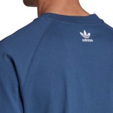adidas Originals BIG TREFOIL TEE FM9902 Blue Image 4