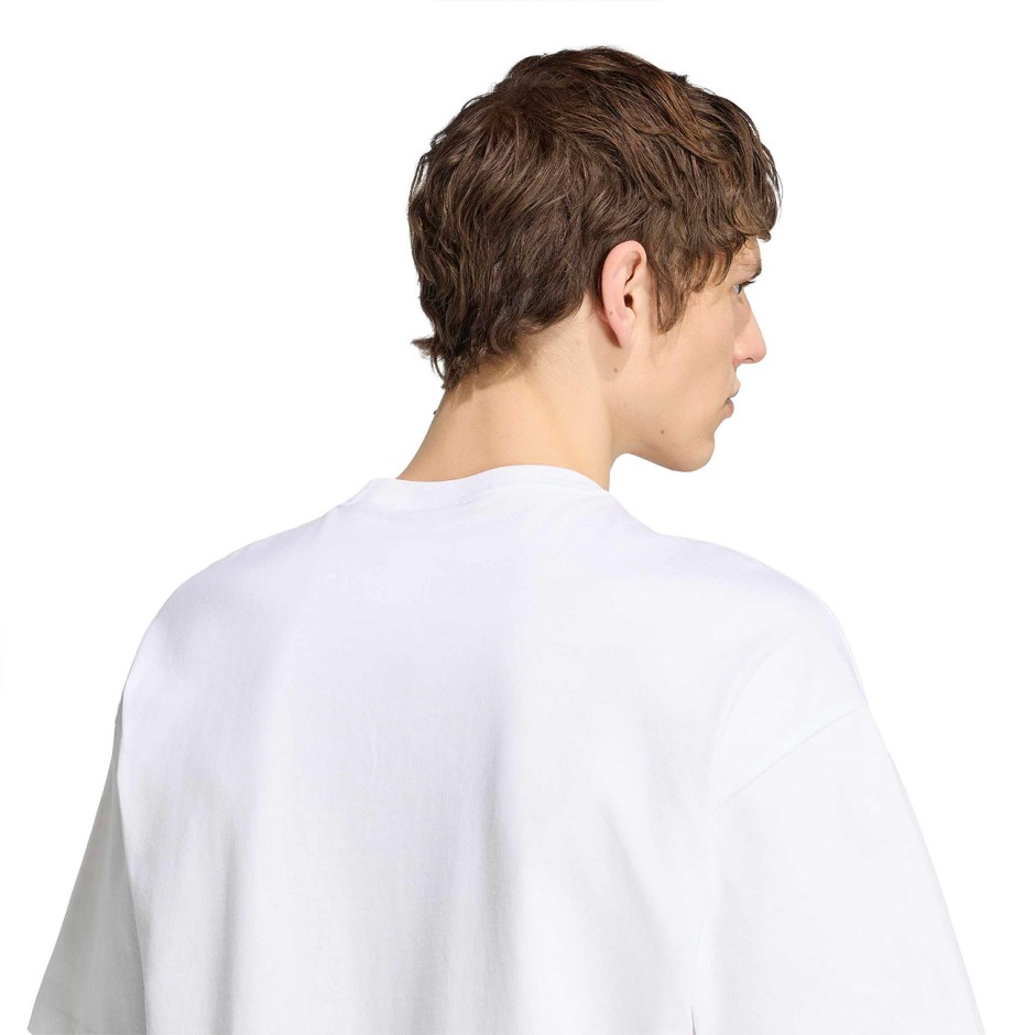 Ανδρική Κοντομάνικη Μπλούζα Λευκή - adidas Originals Trefoil Essentials