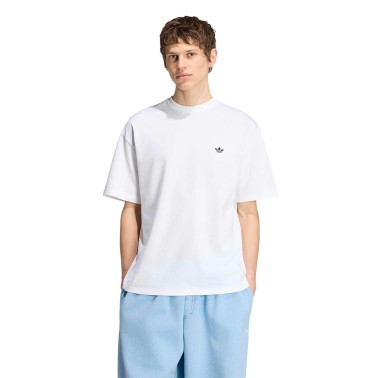 Ανδρική Κοντομάνικη Μπλούζα Λευκή - adidas Originals Trefoil Essentials