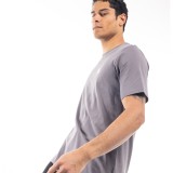 BE:NATION REGULAR LONG S/S TEE 05312305-3F Coal Image 2