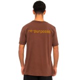 BE:NATION OVERSIZED PURPOSED TEE 05312310-14D Brown Image 0