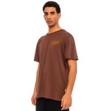 BE:NATION OVERSIZED PURPOSED TEE 05312310-14D Brown Image 1