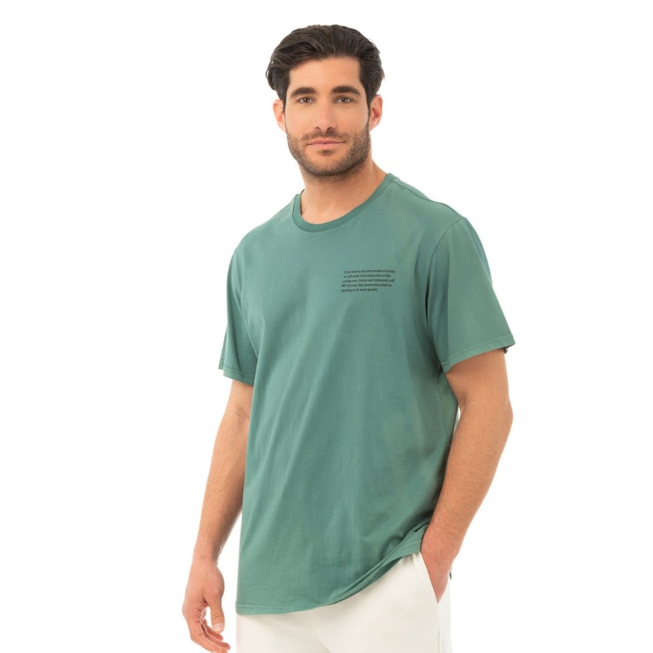 BE:NATION OVERSIZED PURPOSED TEE 05312310-7B Κhaki