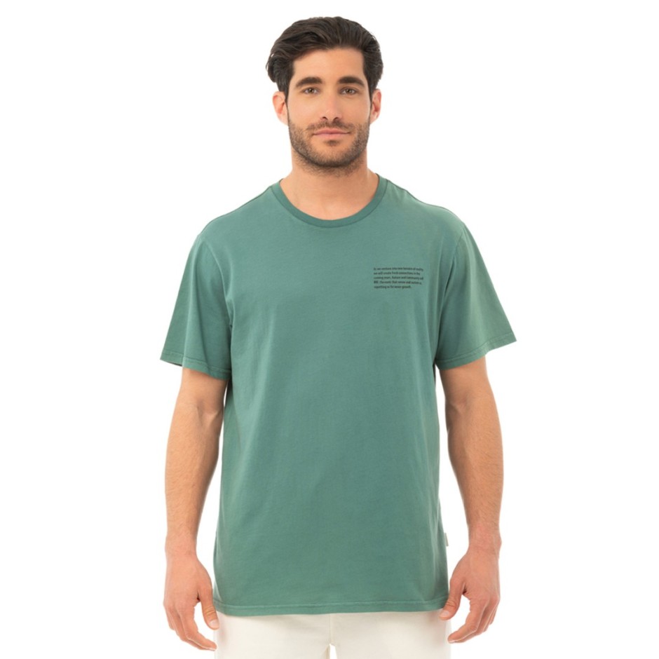 BE:NATION OVERSIZED PURPOSED TEE 05312310-7B Κhaki