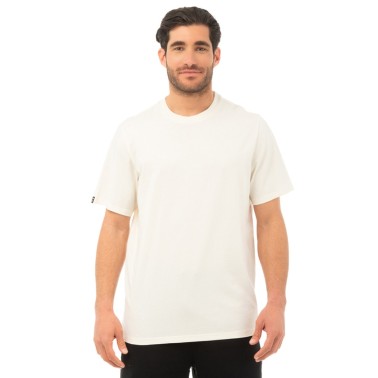 BE:NATION CREW NECK S/S TEE BACK LOGO 05312407-2A Ecru
