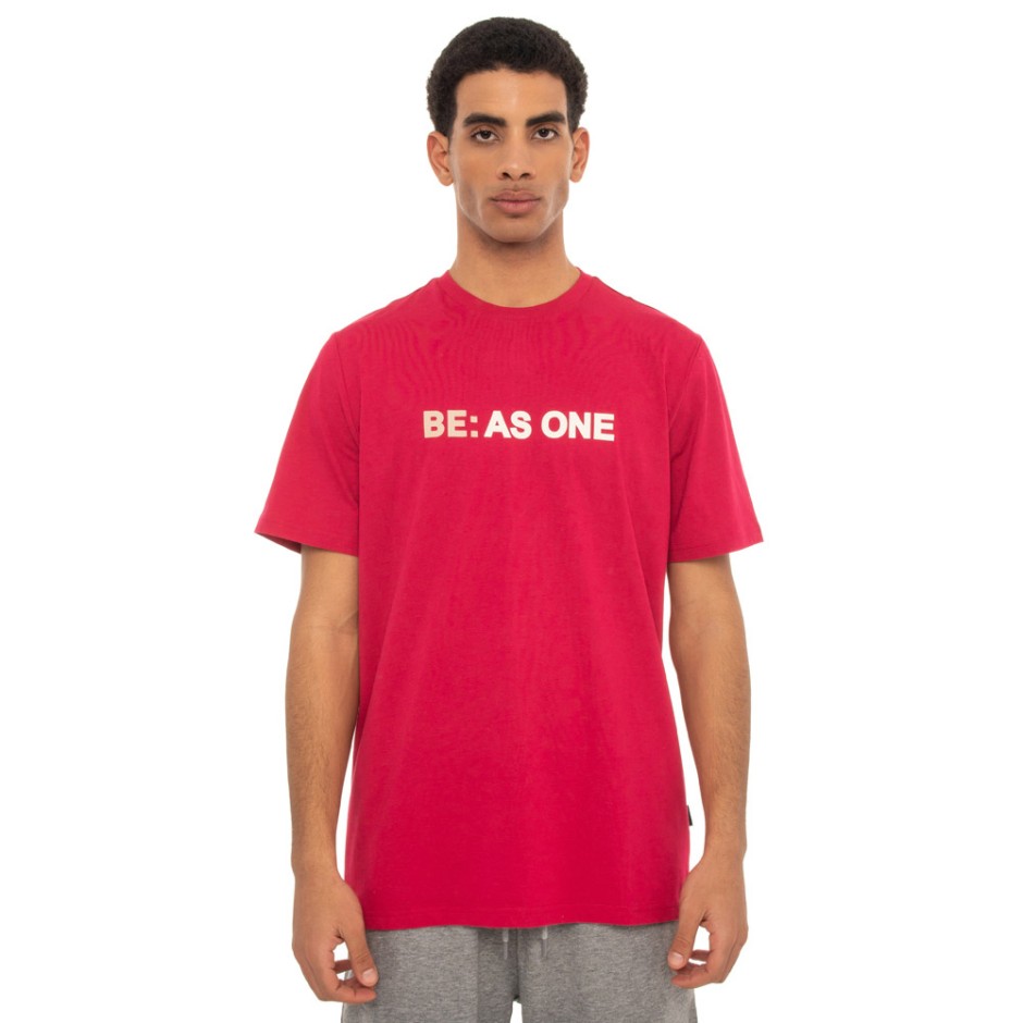 BE:NATION S/S TEE B5312303-9D Crimson