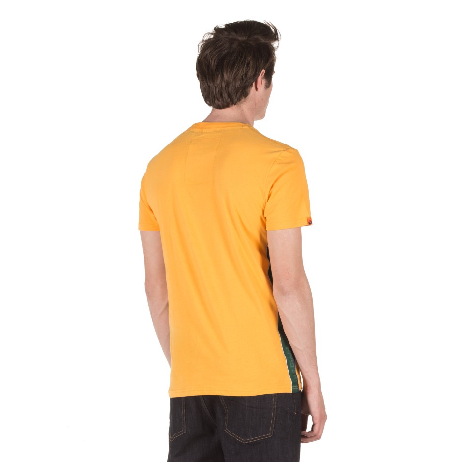SUPERDRY D1 TRACK &amp; FIELD LITE TAPED TEE M10108AT-C3K Κίτρινο