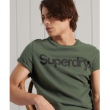 SUPERDRY MILITARY GRAPHIC TEE M1010850A-5IX Χακί