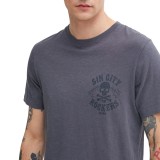 SUPERDRY D2 OVIN RETRO ROCKER GRAPHIC T SHIRT M1011918A-HSR Coal Image 1