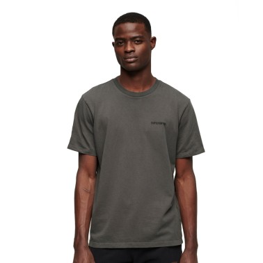 SUPERDRY D2 SDCD OVERDYED LOGO LOOSE TEE M6010810A-HSZ Coal